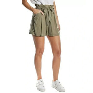 NWT Oat High Waist Paper Bag Shorts